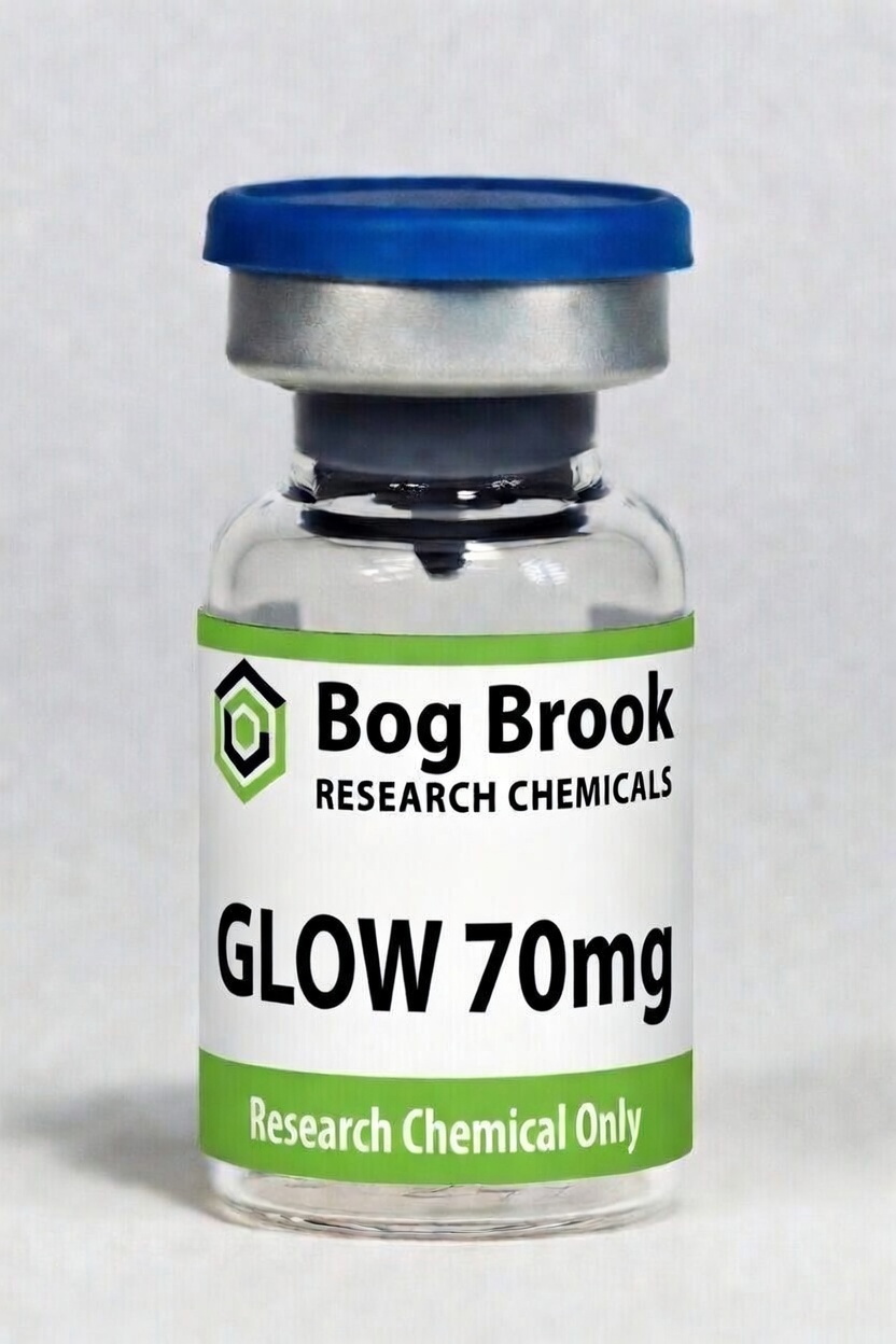 GLOW Peptide Blend 70mg (GHK-Cu + BPC-157 + TB-500)